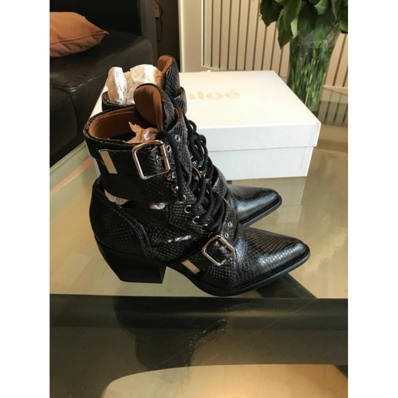 Chloe Rylee boots, Black, size 37.5. - Picture 5 of 8